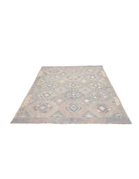 Kilim 152x198 Cm Kilim, Afghanistan, Hand-carded Wool