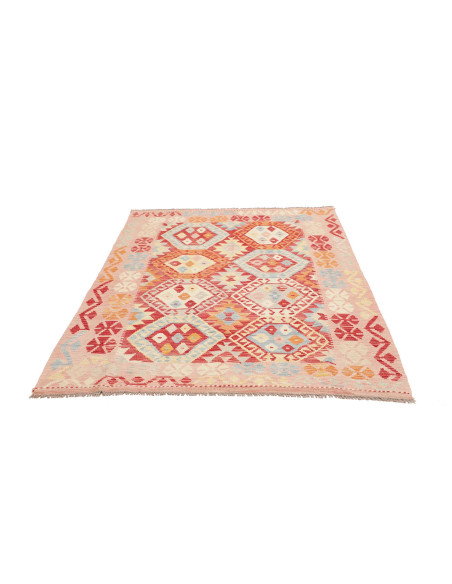 Kilim 153x195 Cm Kilim, Afghanistan, Hand-carded Wool (warp:
