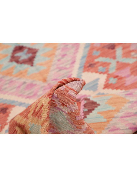 Kilim 148x200 Cm Kilim Afghan. Hand-carded Wool (warp: