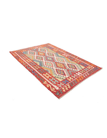 Kilim 155x217 Cm Kilim, Afghanistan, Lana Cardata A Mano