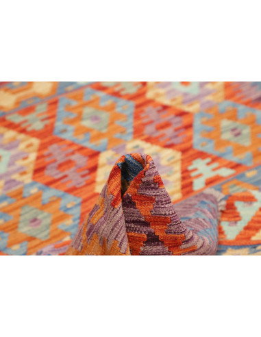 Kilim 148x200 Cm Kilim, Afghanistan, Hand-carded Wool (warp: