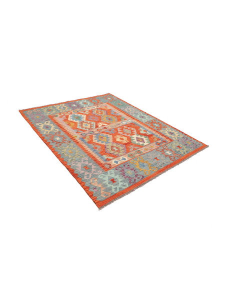 Kilim 157x193 Cm Kilim, Afghanistan, Hand-carded Wool, 0.3