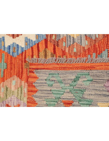 Kilim 146x201 Cm Kilim Afghanistan Lana Cardata A Mano
