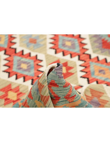Kilim 147x197 Cm Kilim Afghanistan, Lana Cardata A Mano