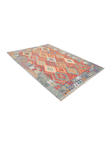 Kilim 182x243 Cm Kilim Afghanistan Lana Cardata A Mano