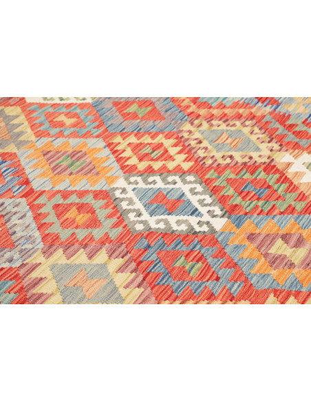 Kilim 182x243 Cm Kilim Afghanistan Lana Cardata A Mano