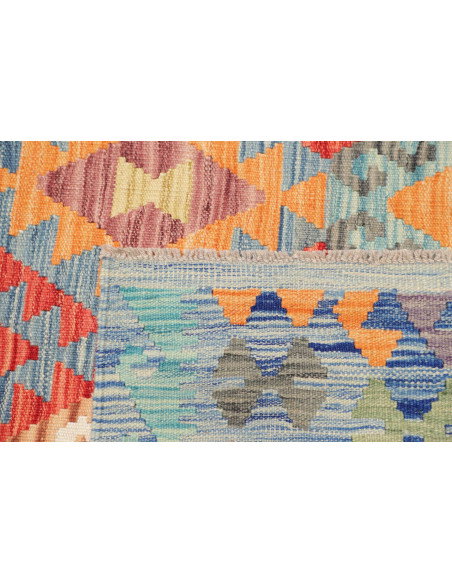 Kilim 182x243 Cm Kilim Afghanistan Hand-spun Wool Cotton