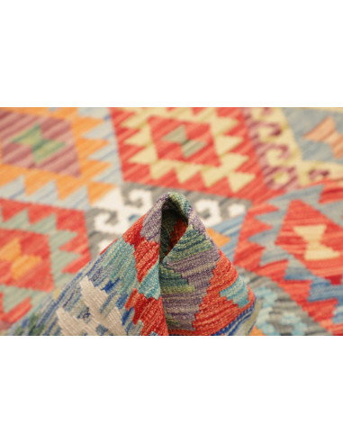 Kilim 182x243 Cm Kilim Afghanistan Lana Cardata A Mano