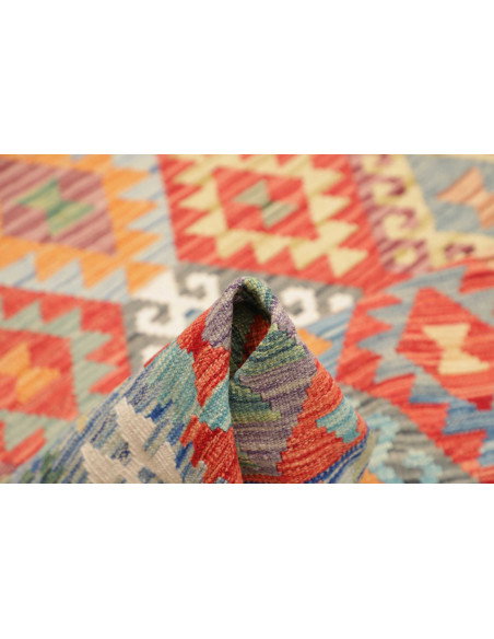 Kilim 182x243 Cm Kilim Afghanistan Lana Cardata A Mano
