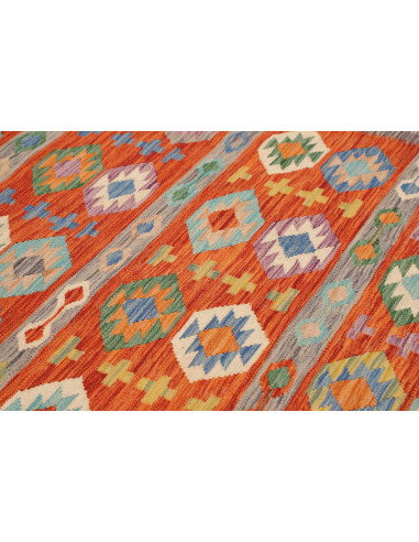 Kilim 172x248 Cm Kilim, Afghanistan, Lana Cardata A Mano,