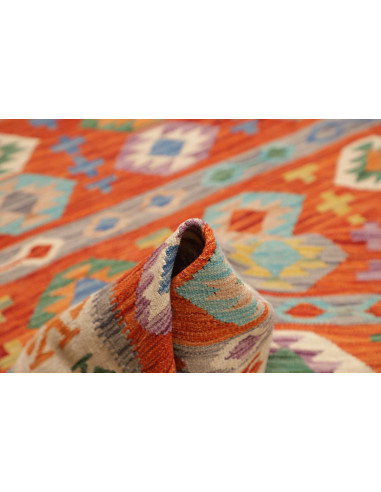 Kilim 172x248 Cm Kilim, Afghanistan, Lana Cardata A Mano,