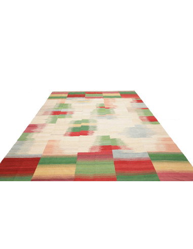 Kilim 250x352 Cm Kilim, Persia, Lana Cardata A Mano (ordito: