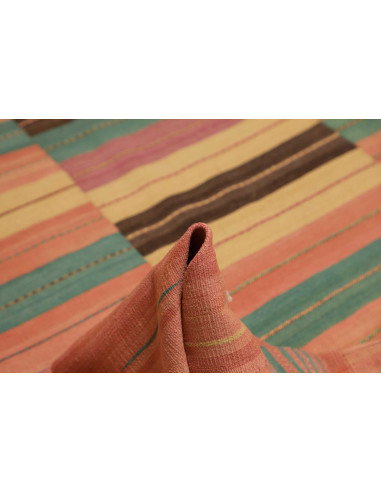 Kilim 257x380 Cm Kilim, Persia, Lana Cardata A Mano (ordito