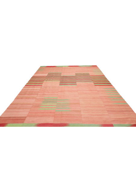 Kilim 268x352 Cm Kilim Persiano, Lana Cardata A Mano E