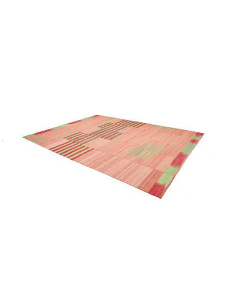 Kilim 268x352 Cm Kilim Persiano, Lana Cardata A Mano E