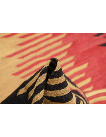 Kilim 187x260 Cm Kilim, Persia, Lana Cardata A Mano, Cotone,