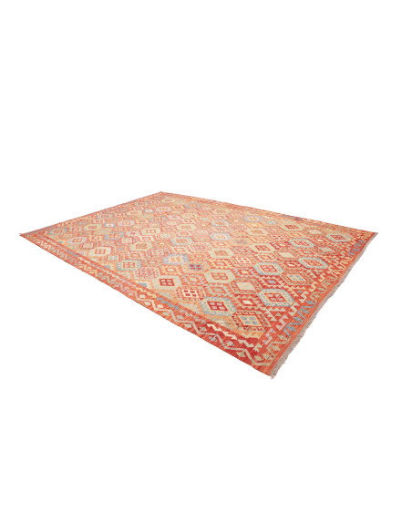 Kilim 256x357 Cm Kilim, Afghanistan, Lana Cardata A Mano,