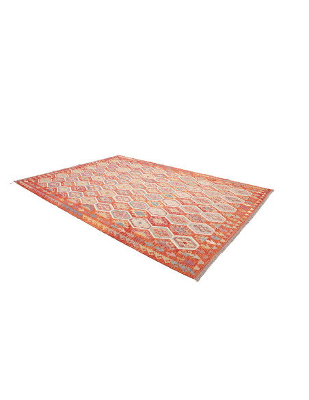 Kilim 253x344 Cm Kilim Afghanistan Lana Cardata A Mano
