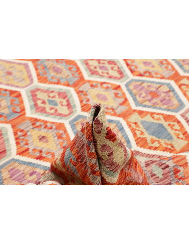 Kilim 253x344 Cm Kilim Afghanistan Lana Cardata A Mano