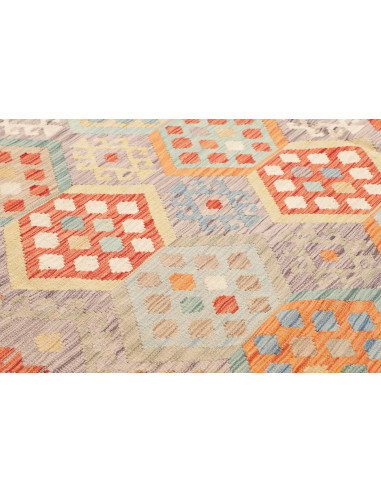 Kilim 245x293 Cm Kilim Afghanistan, Lana Cardata A Mano,