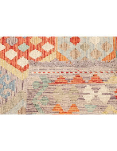 Kilim 245x293 Cm Kilim Afghanistan, Hand-carded Wool, Cotton