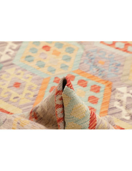 Kilim 245x293 Cm Kilim Afghanistan, Hand-carded Wool, Cotton