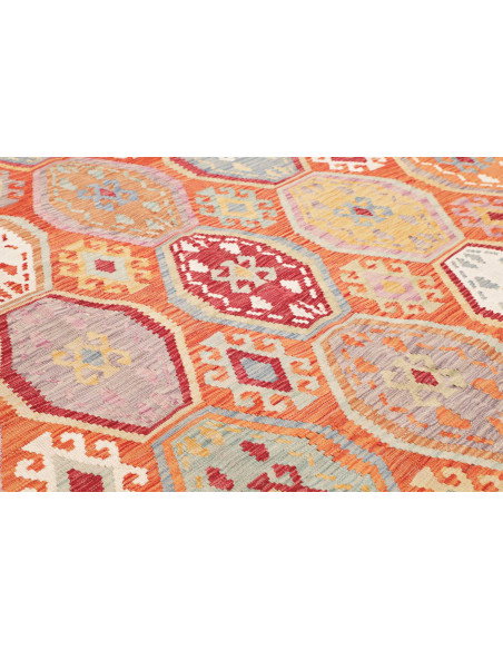 Kilim 255x296 Cm Kilim, Afghanistan, Lana Cardata A Mano