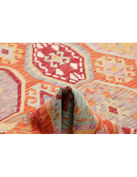 Kilim 255x296 Cm Kilim, Afghanistan, Lana Cardata A Mano
