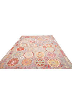 Kilim 252x356 Cm Kilim, Afghanistan, Lana Cardata A Mano, 2