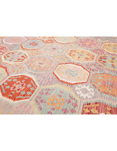 Kilim 252x356 Cm Kilim, Afghanistan, Hand-carded Wool,
