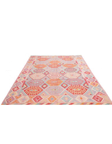 Kilim 206x287 Cm Kilim, Afghanistan, Hand-carded Wool,