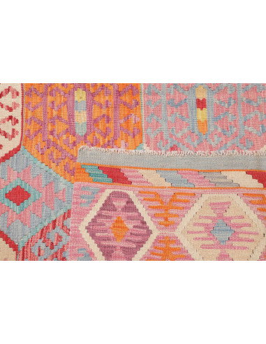 Kilim 206x287 Cm Kilim, Afghanistan, Lana Cardata A Mano,
