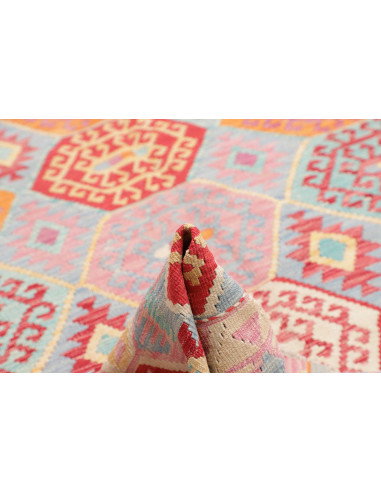 Kilim 206x287 Cm Kilim, Afghanistan, Lana Cardata A Mano,