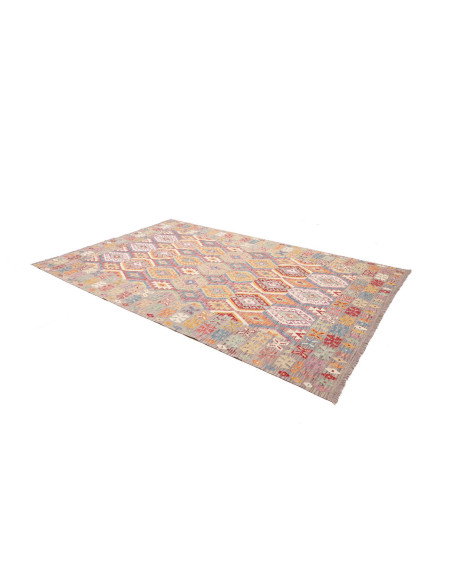 Kilim 203x304 Cm Kilim Afghanistan, Lana Cardata A Mano,