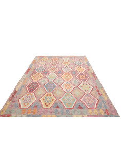 Kilim 205x305 Cm Kilim, Afghanistan, Hand-carded Wool, 2