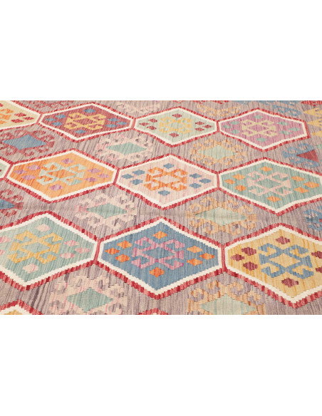 Kilim 205x305 Cm Kilim, Afghanistan, Hand-carded Wool,