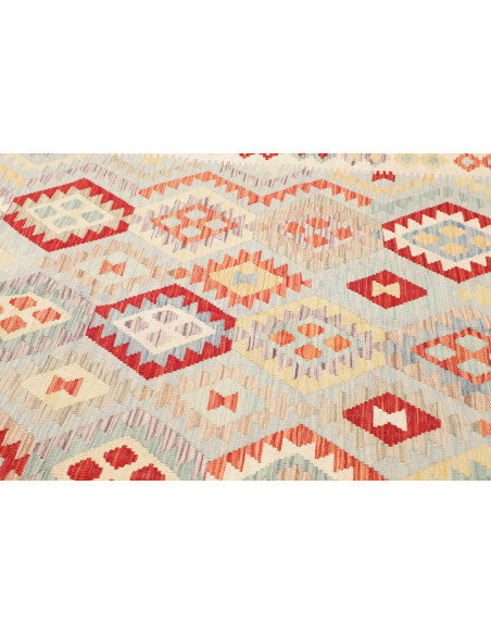 Kilim 200x297 Cm Kilim, Afghanistan, Hand-carded Wool (warp: