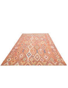 Kilim 206x304 Cm Kilim, Afghanistan, Hand-carded Wool (warp: 2