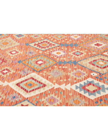 Kilim 206x304 Cm Kilim, Afghanistan, Lana Cardata A Mano