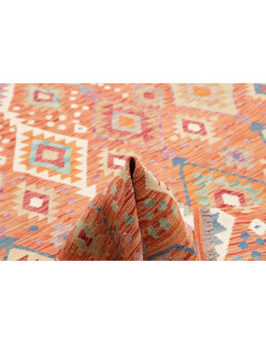 Kilim 206x304 Cm Kilim, Afghanistan, Lana Cardata A Mano