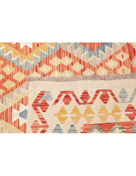 Kilim 210x295 Cm Kilim Afghanistan, Hand-carded Wool (warp: