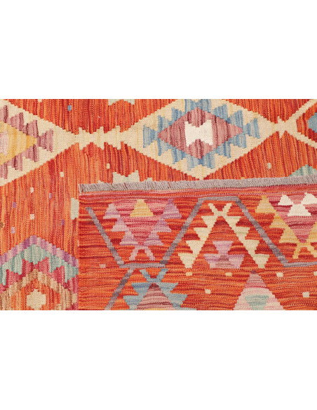 Kilim 205x300 Cm Kilim, Afghanistan, Hand-carded Wool (warp: