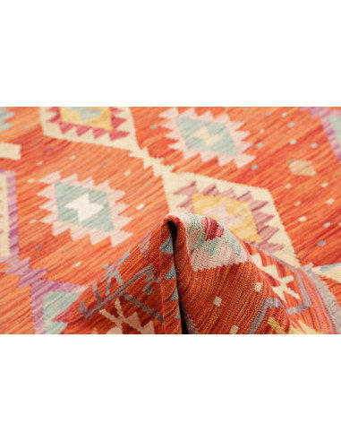 Kilim 205x300 Cm Kilim, Afghanistan, Lana Cardata A Mano