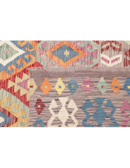 Kilim 203x300 Cm Kilim, Afghanistan, Lana Cardata A Mano