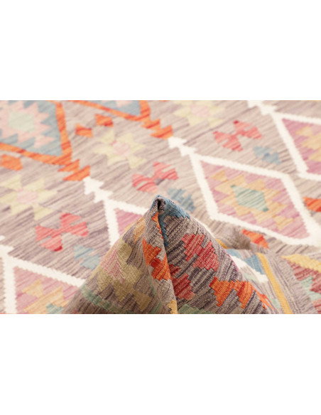 Kilim 155x198 Cm Kilim, Afghanistan, Hand-carded Wool