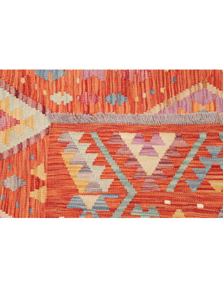 Kilim 200x296 Cm Kilim, Afghanistan, Lana Cardata A Mano,
