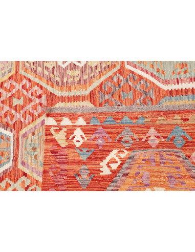 Kilim 198x286 Cm Kilim, Afghanistan, Lana Cardata A Mano,