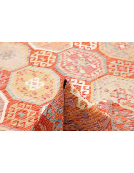 Kilim 198x286 Cm Kilim, Afghanistan, Hand-carded Wool,