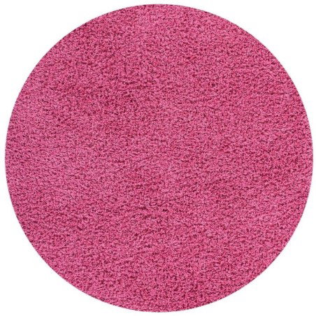 tappeto moderno tinta unita rotondo norway oslo rosa
