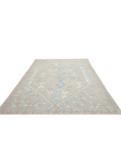 Kilim 206x284 Cm Kilim, Afghanistan, Hand-carded Wool (warp: 2